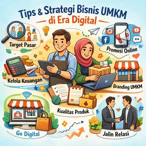 Tips & Strategi Bisnis UMKM agar Bertahan dan Berkembang di Era Digital